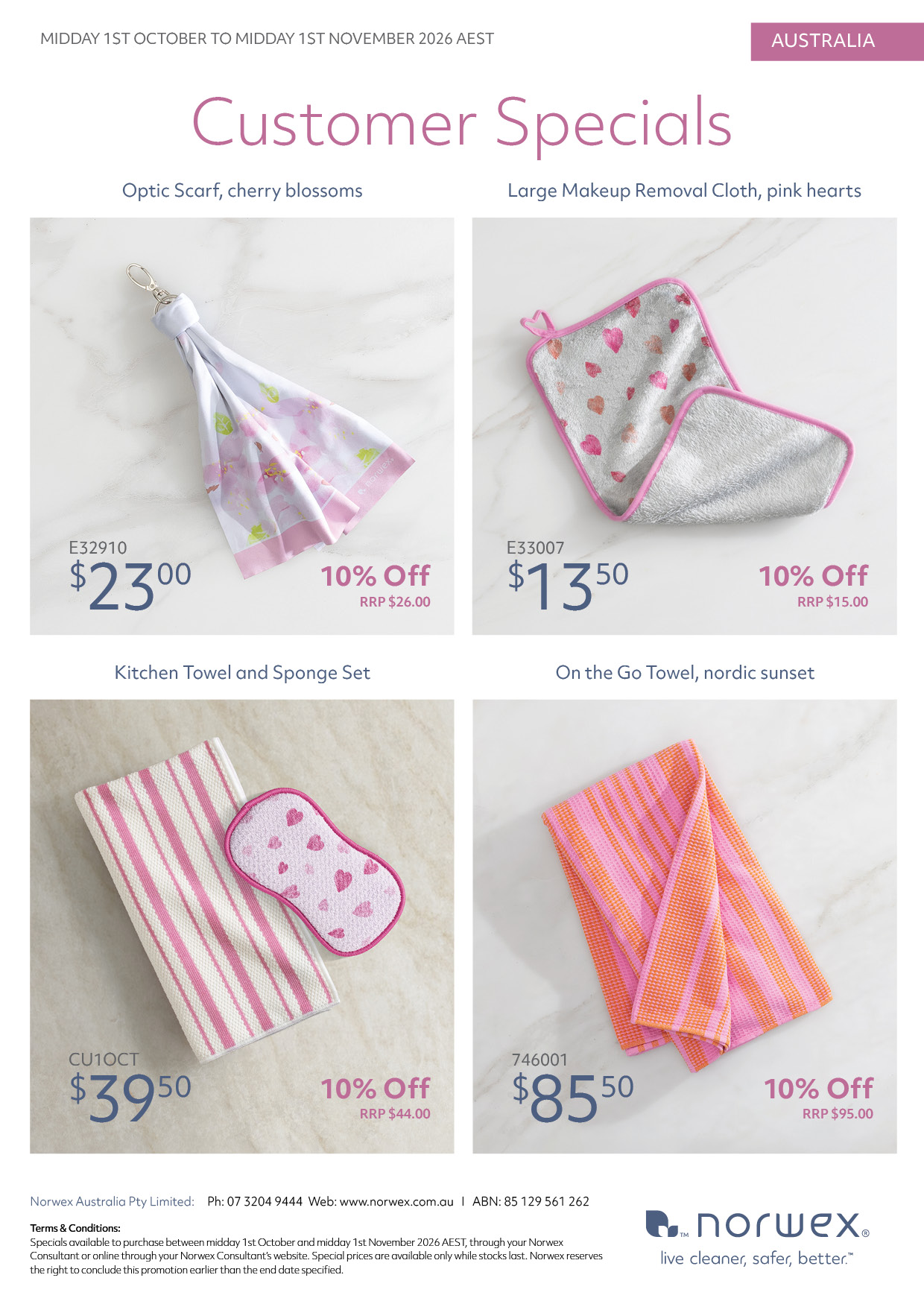 Customer Specials